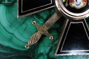 Орден Святого Владимира 3 степени, золото, черная эмаль