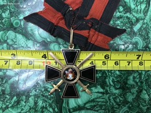 Орден Святого Владимира 3 степени, золото, черная эмаль