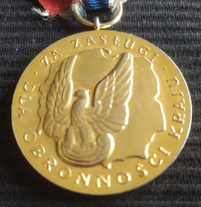 Медаль «За заслуги при защите страны» 1 ст. (ПНР)