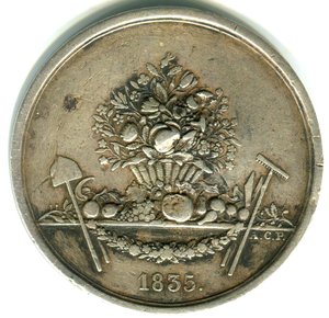 Медаль от Российского общества Садоводов