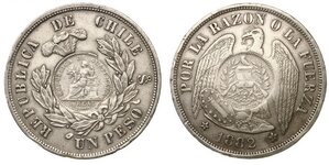 Гватемала С надчеканом"1/2 реала 1894"
