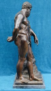 Бронзовая скульптура - Геракл. 19 век.