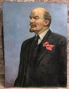 Портрет В.Ленина.