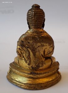 Будда медицины. Конец 18 нач 19 века Сино-Тибет.