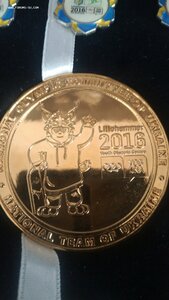 Набор значков НОК Украины Зимняя Олимпиада 2016 в Лиллехамме