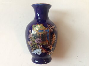 3 кобальтовые вазочки, Япония