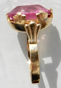 Кольцо Турмалин Золото 583 СССР