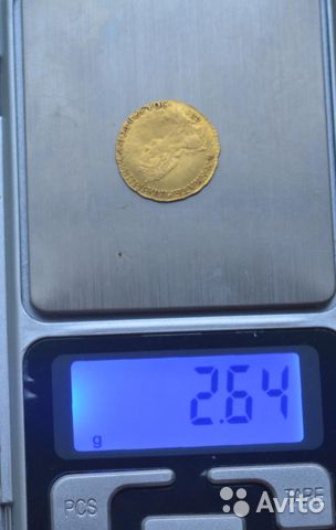 2 рубля 1786 года спб. Золото