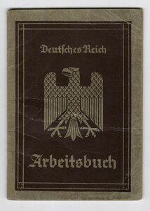 Трудовые нем. книжки «arbeitsbuch» 5 штук