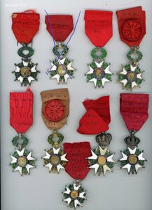 Ордена Почетного Легиона (Франция)-много разных
