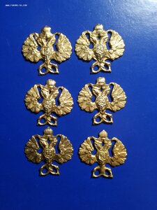 Орлы от ордена св. Станислава 2 ст. бронза