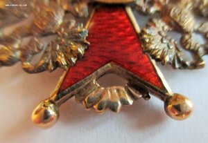 Орден Св.Станислава 3й стп., золото, с коробкой и лентой.
