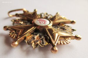 Орден Св.Станислава 3й стп., золото, с коробкой и лентой.