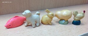 5 маленьких игрушек животных ОХК