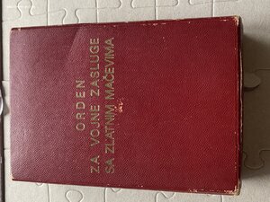 Югославия орден за военские заслуги 2 ст