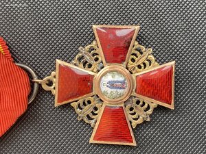 Орден св Анны 3 ст золото