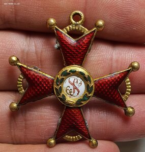 Орден Святого Станислава 3 ст. Бронза без орлов.