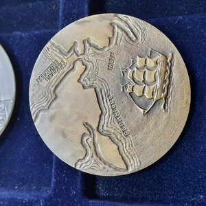 Настольная медаль Витус Беринг