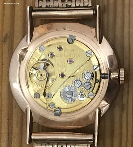 Золотые наручные мужские часы ПОЛЕТ с браслетом. Золото 583