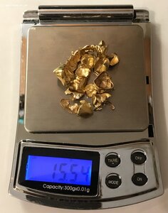 Золотые зубные коронки 15,54 грамма по 4100 рублей/гр