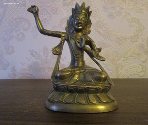Статуэтка Будды Манджушри. 19-й век. Оригинал