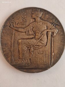 Медаль 700лет Риге 1201-1901г. 91проба.