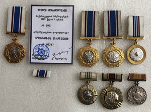 Орден,медаль Чести,орден В.Горгасали,за боевые заcлуги+