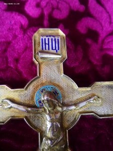напрестольный крест 84. эмаль.
