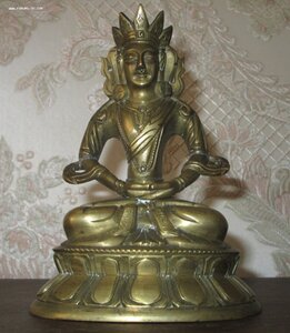 Статуэтка Будды Амитаюс. 19-й век. Оригинал.
