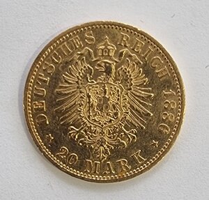 Германия 20 марок 1886 год