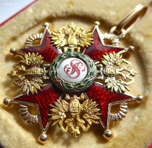 Орден Св. Станислава 3кл. 56. IK. 1864. В родной коробке.