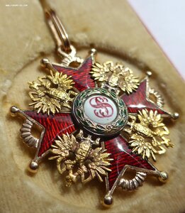 Орден Св. Станислава 3кл. 56. IK. 1864. В родной коробке.