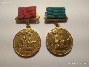 Две медали Участника ВСХВ