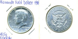 США ½ доллара, 1964 Kennedy Half Dollar