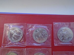 Набор из 6 монет 25 Олимпиада в Барселоне 1992 год