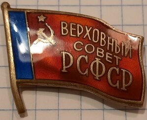 Знак Депутат Верховного совета РСФСР 8 созыва (с док.)