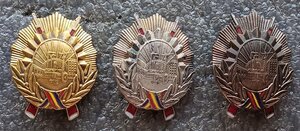 Комплект орденов За службу социалистической Родине Румыния