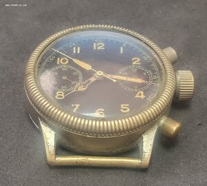 Часы хронограф Люфтваффе GLASHUTTE 40-е годы. Третий рейх.