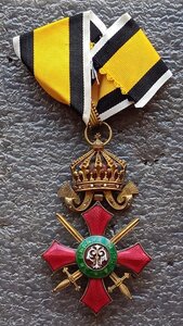 Орден За воен. заслуги III класса с короной 1891 г. Болгария