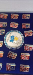 Набор знаков Олимпийской сборной Украины на олимпиаде 2012 г