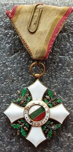 Орден За гражд. заслуги V класса регентство 1891 г. Болгария