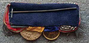 Наградная колодка Германия с медалью За заслуги Османской