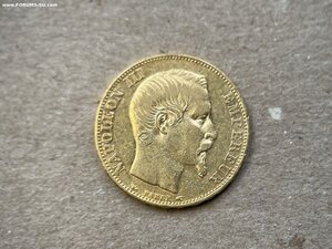 20 ФР 1854 - Франция, золото