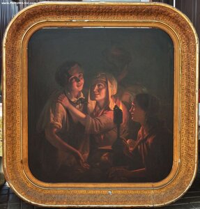 «Беседа при свечах» 19 век, 142х160 см