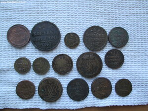 Царская медь.78 монет