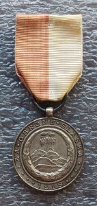 Медаль За оборону Силезии №2617 1919 г. Польша