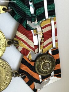Заказная генеральская колодка с 5-ю медалями