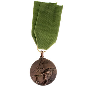 Италия. Медаль "Батальон альпийских стрелков"