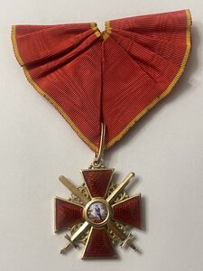Орден Св. Анны 2ст. с мечами Кейбель