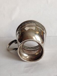 Пашотница (подставка под яйцо), серебро, sterling